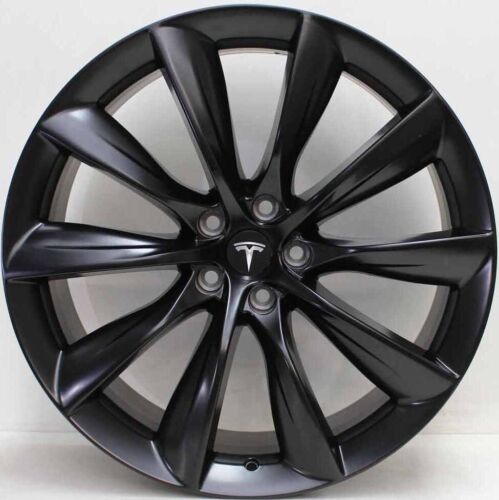 22 inch Genuine TESLA MODEL X  2020 MODEL ALLOY WHEELS IN BLACK